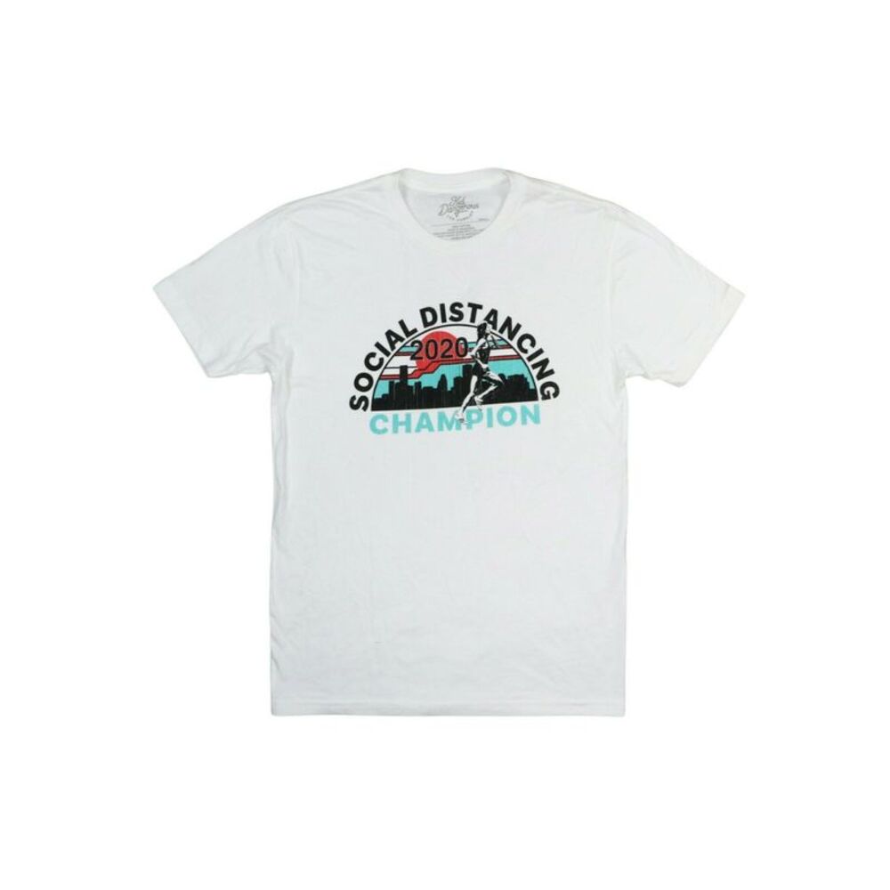 KID DANGEROUS Mens White Graphic Short Sleeve Classic Fit T-Shirt M - Picture 1 of 1